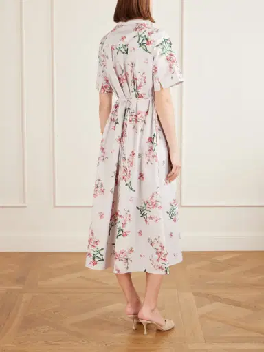 Erdem Floral-print Cotton-poplin Midi Dress | Thumbnail 3 Erdem Floral-print Cotton-poplin Midi Dress | Thumbnail 3