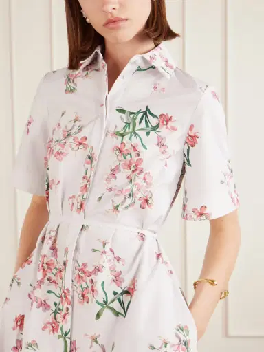 Erdem Floral-print Cotton-poplin Midi Dress | Thumbnail 4 Erdem Floral-print Cotton-poplin Midi Dress | Thumbnail 4