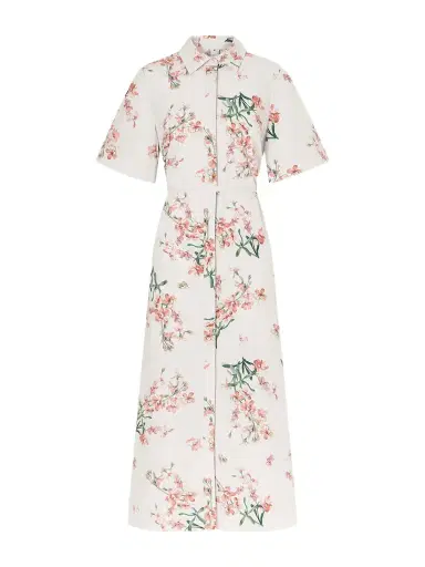 Erdem Floral-print Cotton-poplin Midi Dress | Thumbnail 1 Erdem Floral-print Cotton-poplin Midi Dress | Thumbnail 1