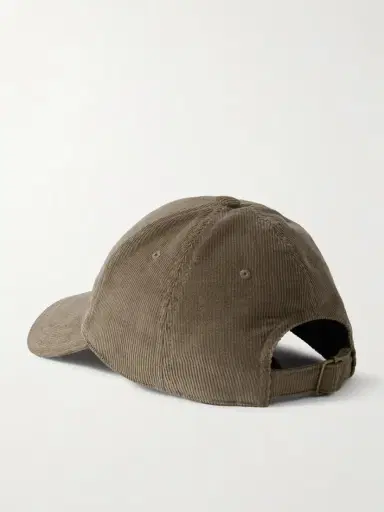Saint Laurent Embroidered Cotton-corduroy Cap | Thumbnail 3 Saint Laurent Embroidered Cotton-corduroy Cap | Thumbnail 3