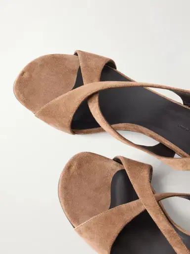 Khaite Liria Suede Sandals | Thumbnail 5 Khaite Liria Suede Sandals | Thumbnail 5
