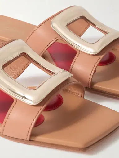 Roger Vivier Benson Embellished Leather Sandals | Thumbnail 4 Roger Vivier Benson Embellished Leather Sandals | Thumbnail 4