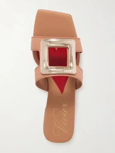 Roger Vivier Benson Embellished Leather Sandals | Thumbnail 5 Roger Vivier Benson Embellished Leather Sandals | Thumbnail 5