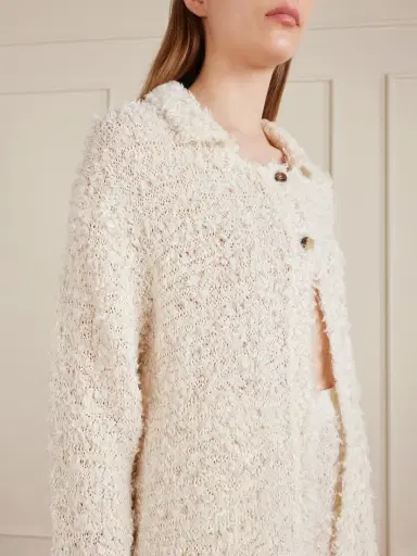 Khaite Jannae Cotton-blend Bouclé Cardigan | Thumbnail 4 Khaite Jannae Cotton-blend Bouclé Cardigan | Thumbnail 4