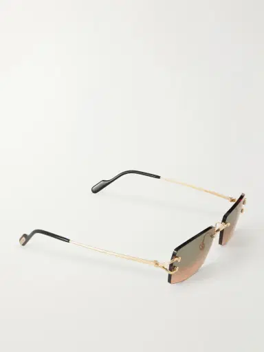 Cartier Eyewear Squared-frame Metal Sunglasses | Thumbnail 3 Cartier Eyewear Squared-frame Metal Sunglasses | Thumbnail 3