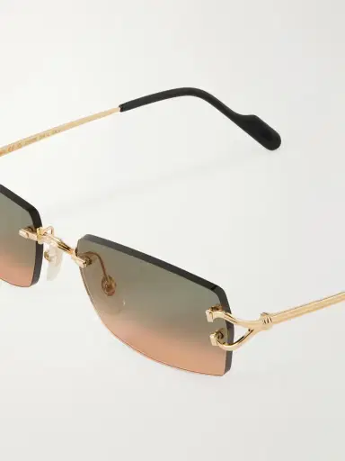 Cartier Eyewear Squared-frame Metal Sunglasses | Thumbnail 4 Cartier Eyewear Squared-frame Metal Sunglasses | Thumbnail 4
