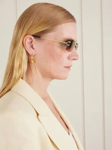 Cartier Eyewear Squared-frame Metal Sunglasses | Thumbnail 5 Cartier Eyewear Squared-frame Metal Sunglasses | Thumbnail 5