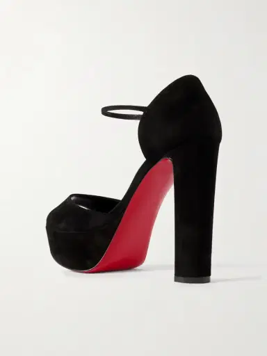 Christian Louboutin Sandaloo Suede Sandals | Thumbnail 3 Christian Louboutin Sandaloo Suede Sandals | Thumbnail 3