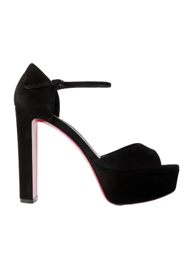 Christian Louboutin Sandaloo Suede Sandals | Thumbnail 1 Christian Louboutin Sandaloo Suede Sandals | Thumbnail 1