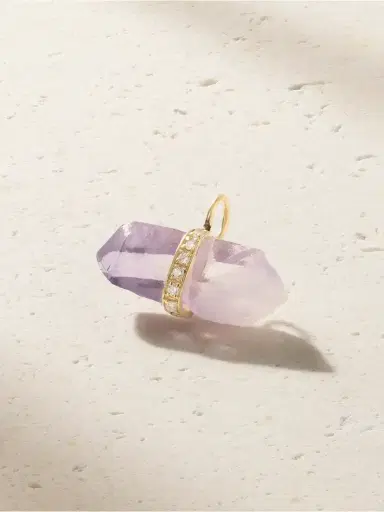JIA JIA Veracruz 14-karat Gold, Amethyst And Diamond Pendant | Thumbnail 1 JIA JIA Veracruz 14-karat Gold, Amethyst And Diamond Pendant | Thumbnail 1