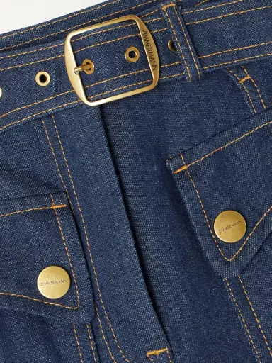 Zimmermann Luna Buckled Flared Cargo Jeans | Thumbnail 5 Zimmermann Luna Buckled Flared Cargo Jeans | Thumbnail 5