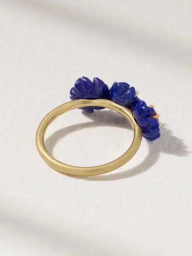 Irene Neuwirth Botanical 18-karat, Lapis Lazuli And Tourmaline Ring | Thumbnail 2 Irene Neuwirth Botanical 18-karat, Lapis Lazuli And Tourmaline Ring | Thumbnail 2