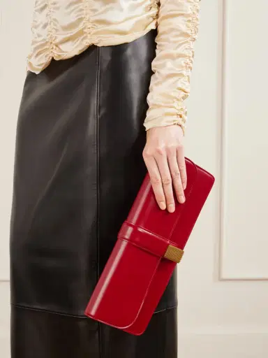 Khaite Blake Leather Clutch | Thumbnail 2 Khaite Blake Leather Clutch | Thumbnail 2