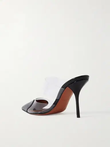 Alaïa Le Cœur 90 Pu And Patent-leather Mules | Thumbnail 3 Alaïa Le Cœur 90 Pu And Patent-leather Mules | Thumbnail 3