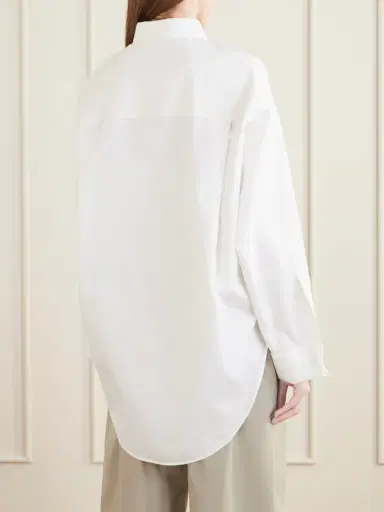 Balenciaga Cotton And Silk-blend Shirt | Thumbnail 4 Balenciaga Cotton And Silk-blend Shirt | Thumbnail 4