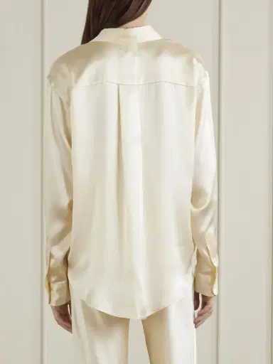 Comme Si La Classica Silk-charmeuse Shirt | Thumbnail 3 Comme Si La Classica Silk-charmeuse Shirt | Thumbnail 3