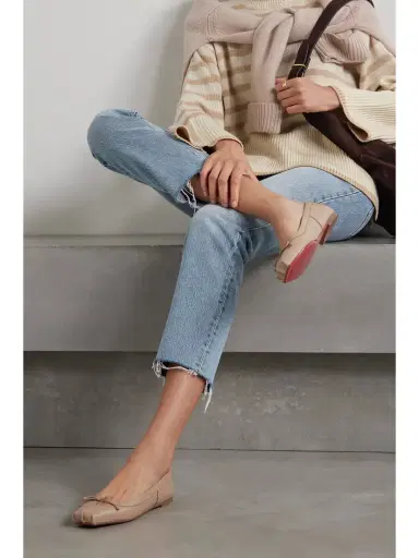 Christian Louboutin Mamadrague Leather Ballet Flats | Thumbnail 2 Christian Louboutin Mamadrague Leather Ballet Flats | Thumbnail 2
