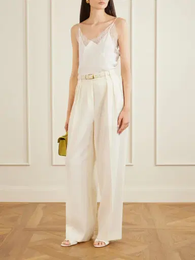 Sharon Wauchob Capucines Scalloped Lace-trimmed Silk Crepe De Chine Camisole | Thumbnail 2 Sharon Wauchob Capucines Scalloped Lace-trimmed Silk Crepe De Chine Camisole | Thumbnail 2