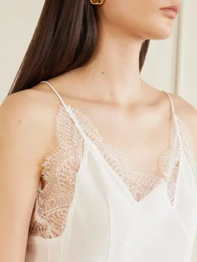 Sharon Wauchob Capucines Scalloped Lace-trimmed Silk Crepe De Chine Camisole | Thumbnail 5 Sharon Wauchob Capucines Scalloped Lace-trimmed Silk Crepe De Chine Camisole | Thumbnail 5
