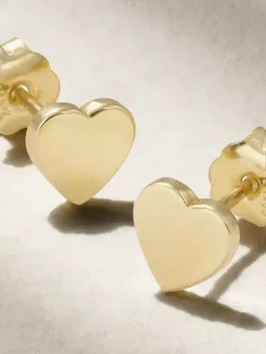 Jennifer Meyer Heart 18-karat Gold Earrings | Thumbnail 3 Jennifer Meyer Heart 18-karat Gold Earrings | Thumbnail 3