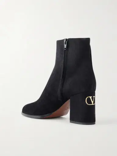 Valentino Garavani 75 Bootie Fawcette Suede Ankle Boots | Thumbnail 3 Valentino Garavani 75 Bootie Fawcette Suede Ankle Boots | Thumbnail 3