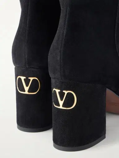 Valentino Garavani 75 Bootie Fawcette Suede Ankle Boots | Thumbnail 5 Valentino Garavani 75 Bootie Fawcette Suede Ankle Boots | Thumbnail 5