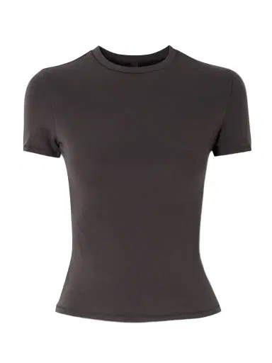 Skims Stretch-cotton Jersey T-shirt - Iron | Thumbnail 1 Skims Stretch-cotton Jersey T-shirt - Iron | Thumbnail 1