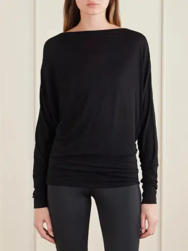 TOTEME Boatneck Jersey Top | Thumbnail 3 TOTEME Boatneck Jersey Top | Thumbnail 3