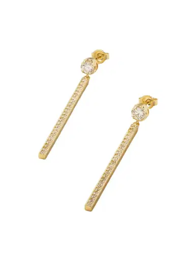 Jennifer Meyer Illusion 18-karat Gold Diamond Earrings | Thumbnail 1 Jennifer Meyer Illusion 18-karat Gold Diamond Earrings | Thumbnail 1