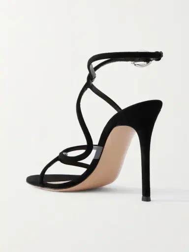 Gianvito Rossi Jungle Mamba 105 Suede Sandals | Thumbnail 3 Gianvito Rossi Jungle Mamba 105 Suede Sandals | Thumbnail 3
