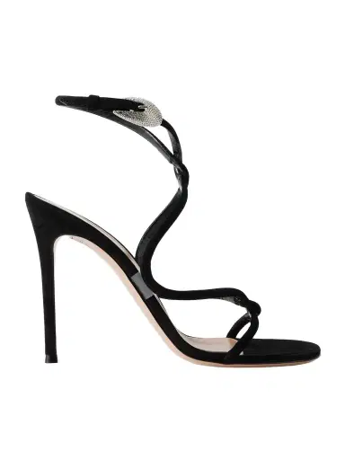 Gianvito Rossi Jungle Mamba 105 Suede Sandals | Thumbnail 1 Gianvito Rossi Jungle Mamba 105 Suede Sandals | Thumbnail 1