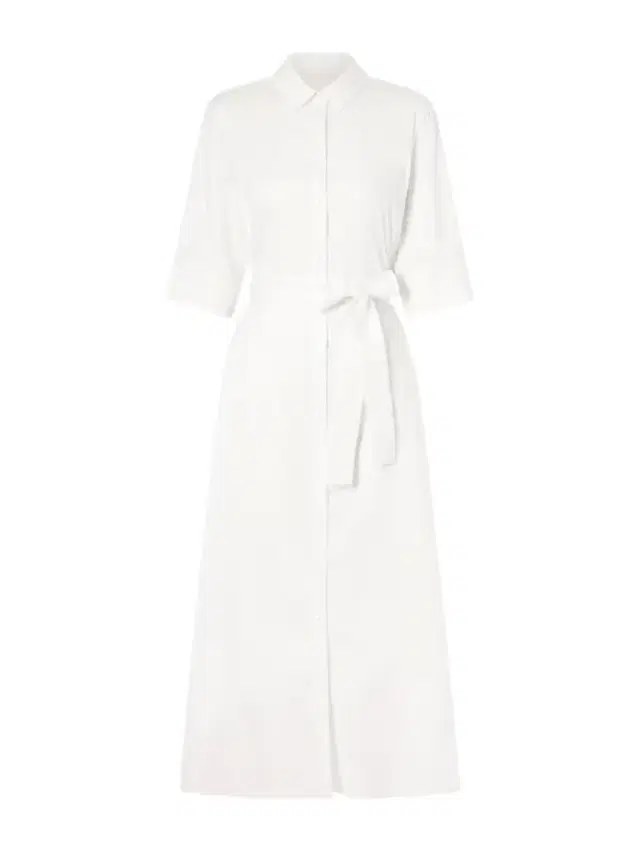 Beachwear Cotton-blend Poplin Midi Dress Beachwear Cotton-blend Poplin Midi Dress