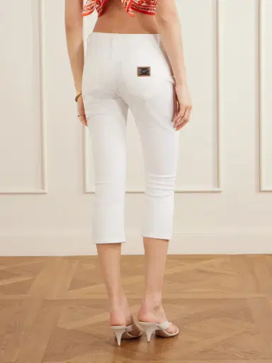 Dolce & Gabbana Mid-rise Straight-leg Capri Pants | Thumbnail 3 Dolce & Gabbana Mid-rise Straight-leg Capri Pants | Thumbnail 3