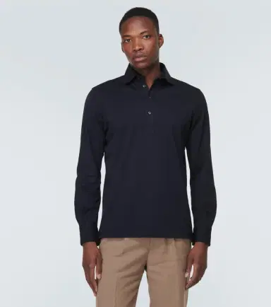 Brunello Cucinelli Cotton polo sweater | Thumbnail 5 Brunello Cucinelli Cotton polo sweater | Thumbnail 5