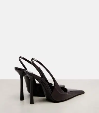 Saint Laurent Vendome 110 patent leather slingback pumps | Thumbnail 4 Saint Laurent Vendome 110 patent leather slingback pumps | Thumbnail 4