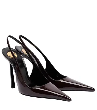 Saint Laurent Vendome 110 patent leather slingback pumps | Thumbnail 1 Saint Laurent Vendome 110 patent leather slingback pumps | Thumbnail 1