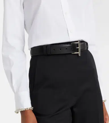 McQueen T-Bar Hip leather belt | Thumbnail 3 McQueen T-Bar Hip leather belt | Thumbnail 3