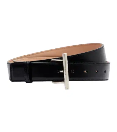 McQueen T-Bar Hip leather belt | Thumbnail 1 McQueen T-Bar Hip leather belt | Thumbnail 1