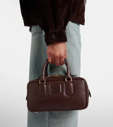 Miu Miu Arcadie leather tote bag | Thumbnail 6 Miu Miu Arcadie leather tote bag | Thumbnail 6