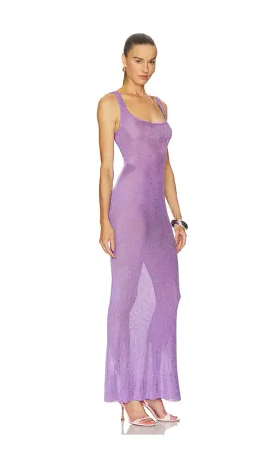 SEROYA Martina Metallic Knit Dress | Thumbnail 2 SEROYA Martina Metallic Knit Dress | Thumbnail 2