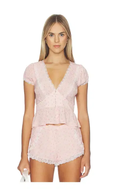 LoveShackFancy Bondy Top | Thumbnail 1 LoveShackFancy Bondy Top | Thumbnail 1