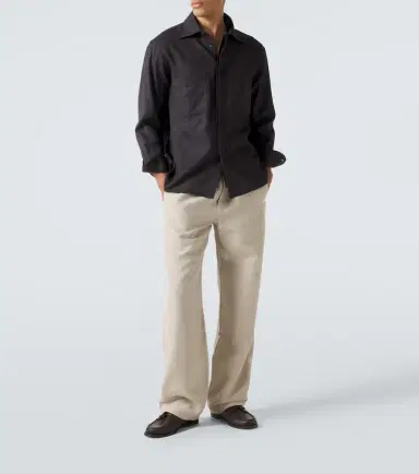Saman Amel Regis silk shirt jacket | Thumbnail 3 Saman Amel Regis silk shirt jacket | Thumbnail 3