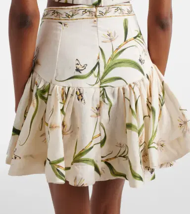 Agua by Agua Bendita Jacarina printed linen miniskirt | Thumbnail 2 Agua by Agua Bendita Jacarina printed linen miniskirt | Thumbnail 2