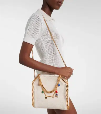 Stella McCartney Falabella Mini embellished top-handle bag | Thumbnail 4 Stella McCartney Falabella Mini embellished top-handle bag | Thumbnail 4