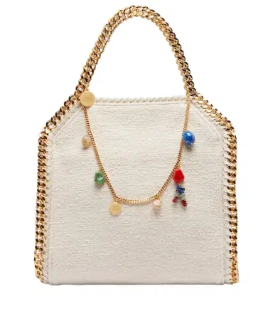 Stella McCartney Falabella Mini embellished top-handle bag | Thumbnail 1 Stella McCartney Falabella Mini embellished top-handle bag | Thumbnail 1