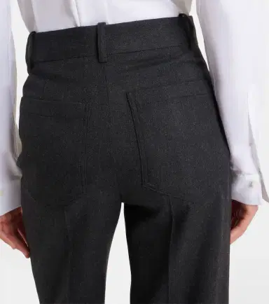 Victoria Beckham Alina virgin wool flared pants | Thumbnail 6 Victoria Beckham Alina virgin wool flared pants | Thumbnail 6