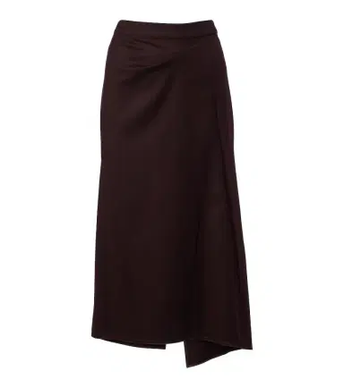 Victoria Beckham Draped virgin wool midi skirt | Thumbnail 1 Victoria Beckham Draped virgin wool midi skirt | Thumbnail 1