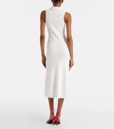 Victoria Beckham Mira ribbed-knit zip-up midi dress | Thumbnail 2 Victoria Beckham Mira ribbed-knit zip-up midi dress | Thumbnail 2