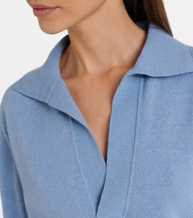 Victoria Beckham Genevieve wool and cashmere polo sweater | Thumbnail 5 Victoria Beckham Genevieve wool and cashmere polo sweater | Thumbnail 5