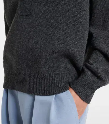 Victoria Beckham Genevieve wool and cashmere polo sweater | Thumbnail 6 Victoria Beckham Genevieve wool and cashmere polo sweater | Thumbnail 6